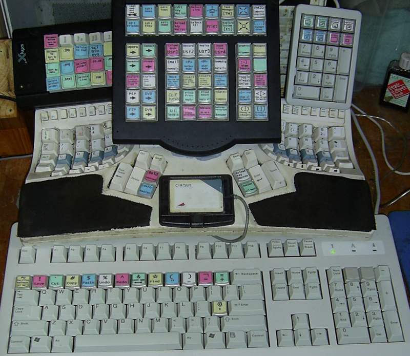 Keyboard - front view