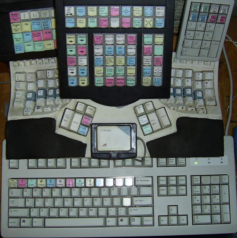 Keyboard - plan view