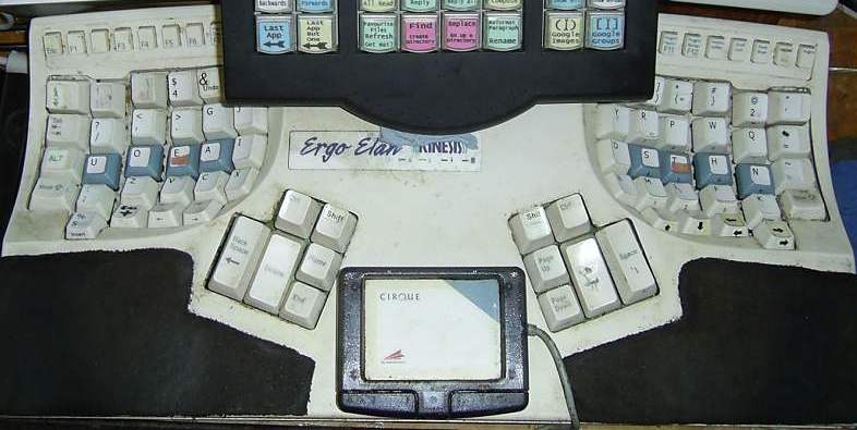 Keyboard - front elevation view