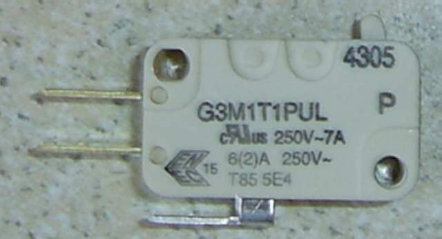 G3M1T1PUL - Burgess G3 low force micro switch
